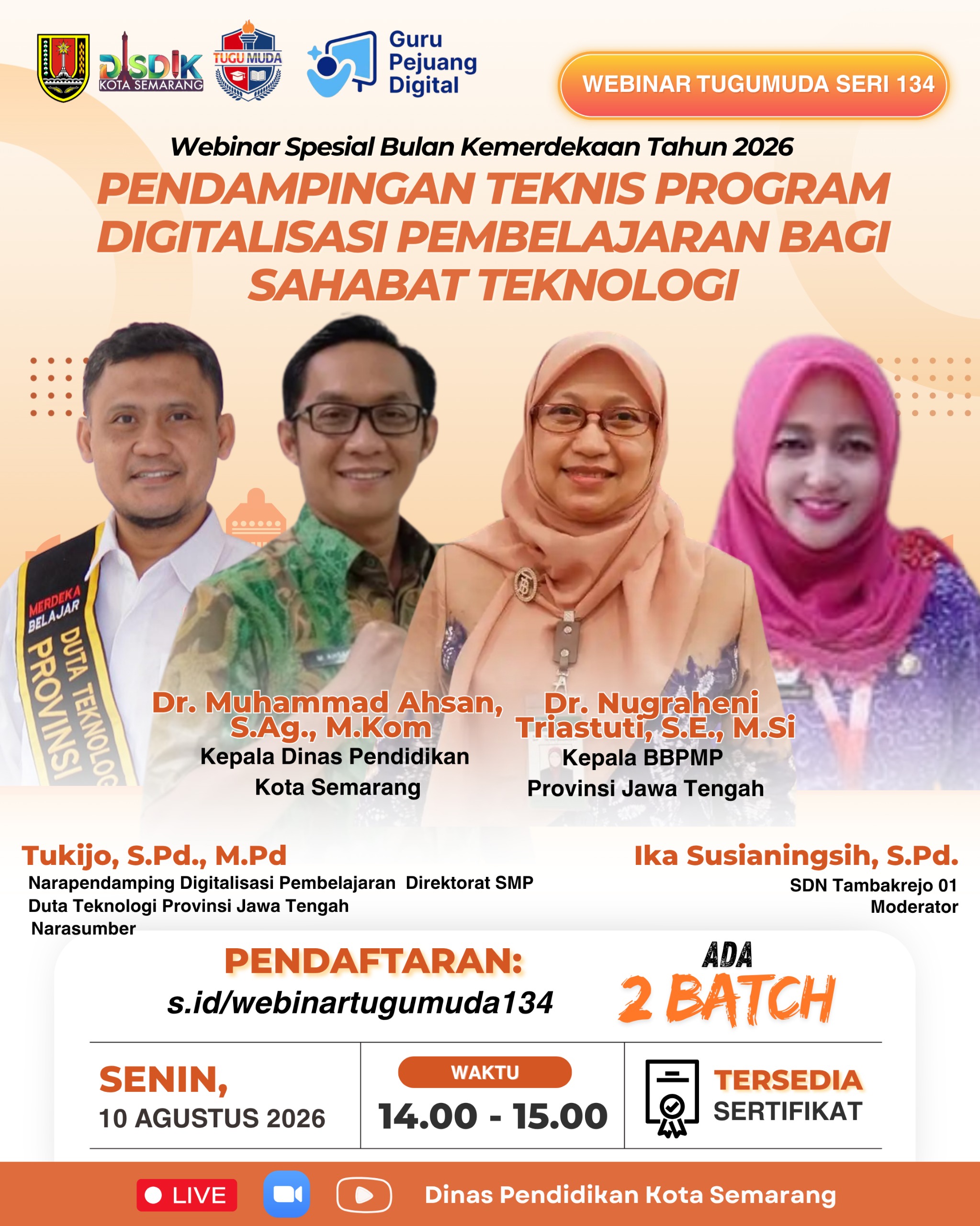 WEBINAR KOMBEL TUGUMUDA SERI KE-134🎗️